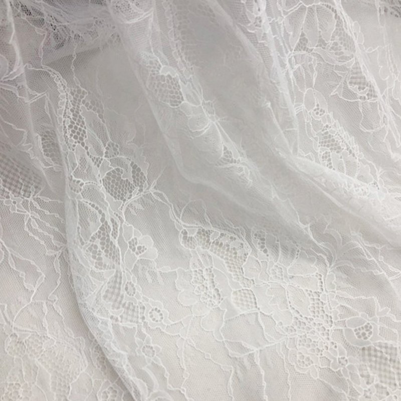 Dress Bridal Warp Knit Lace Fabric for Women's Wear Wholesale Supplier 7